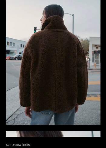 Kahverengi Deri Kürklü Kadın Ceket - Görsel 6