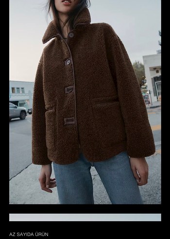 Kahverengi Deri Kürklü Kadın Ceket - Görsel 5