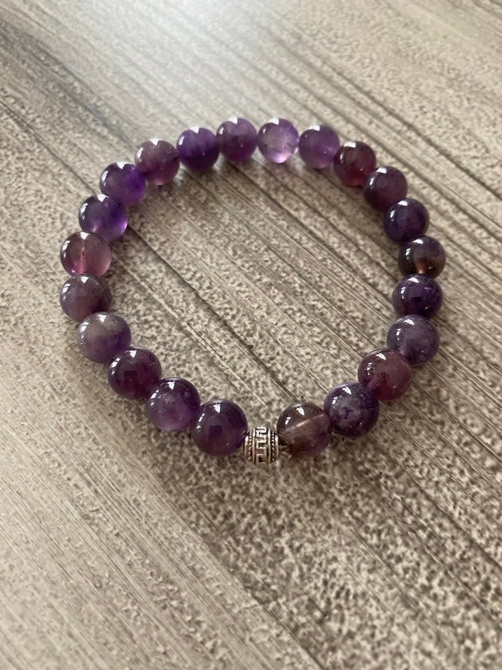 Doğal taş Ametist Bileklik - Görsel 2