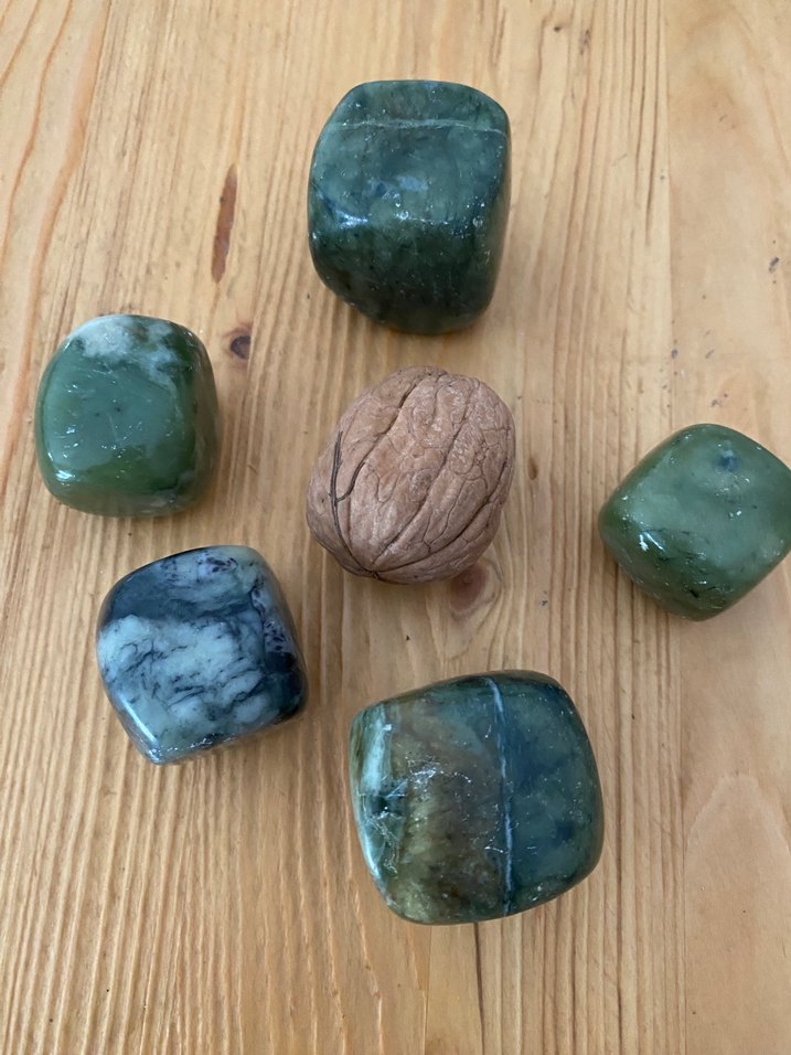 Yeşim tamburlanmış Doğal Taş - Görsel 2