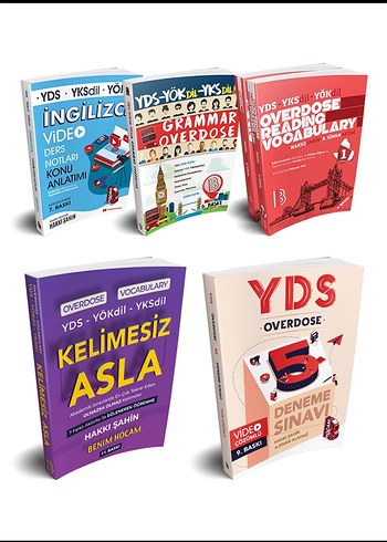 YDS Hazırlık Seti: Video Ders, Dilbilgisi ve Deneme Sınavı