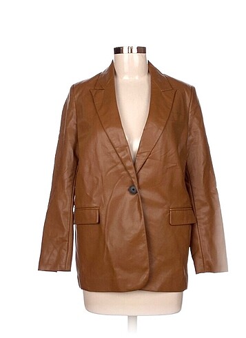 stradivarius deri blazer ceket