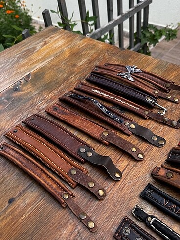 Beden Handmade deri bileklik