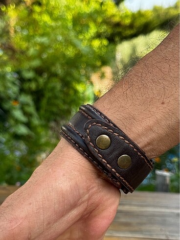 Beden Handmade deri bileklik