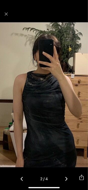 Pull and Bear Pull&Bear tül elbise