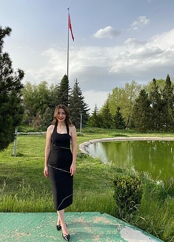 38 Beden Siyah elbise