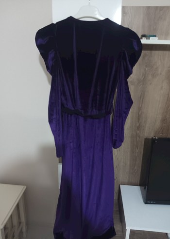 Uzun Mor Gotik Kadın Sabahlık - Görsel 3