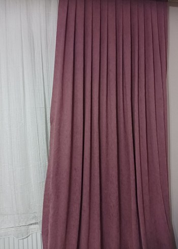 Pastel Pembe Düz Perde - Görsel 3