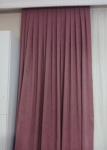 Pastel Pembe Düz Perde - Görsel 2