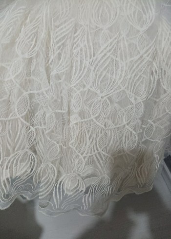 İşlemeli Beyaz Bohem Perde 3 metre boyu 2,5 - Görsel 3