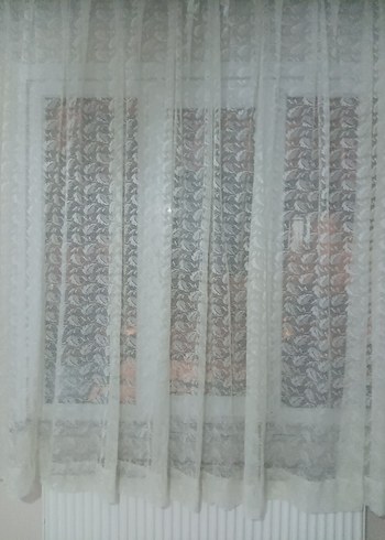 Beyaz Düz Tül Perde - Görsel 2