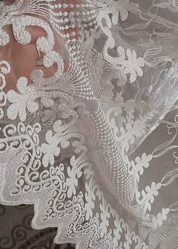 İşlemeli Beyaz Perde - Görsel 8