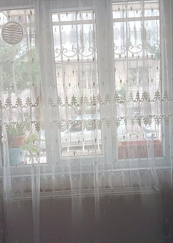 İşlemeli Beyaz Perde - Görsel 3