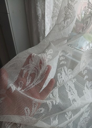 İşlemeli Beyaz Perde - Görsel 4