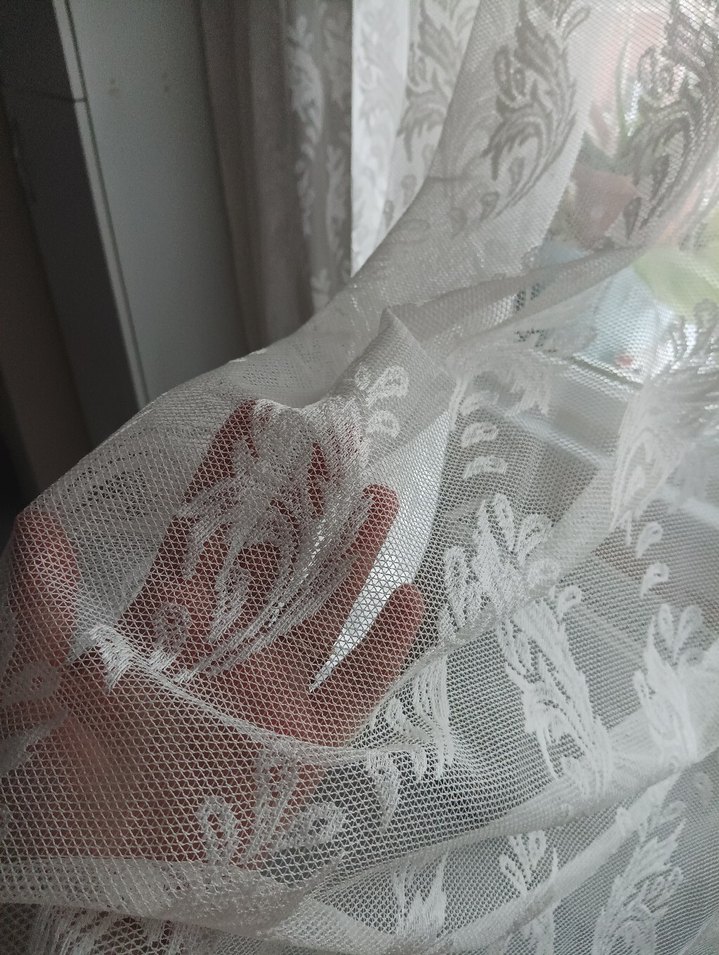 İşlemeli Beyaz Perde - Görsel 4