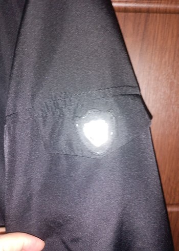 Siyah Uzun Kadın Ceket Kürklü Kapüşonlu - Görsel 6