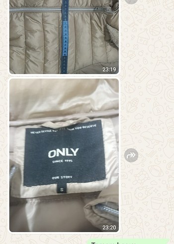 Bej Kadın Kapitone Kışlık Ceket - Görsel 4