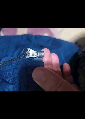 Düğmeli Lacivert Erkek Mont - Görsel 3