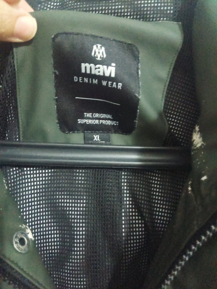 yeşil Kapüşonlu Erkek Street Wear Mont - Görsel 4