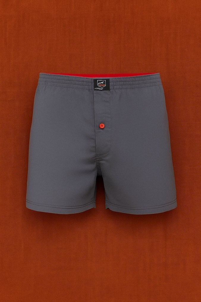 Erkek Gri Mini Boxer Şort (IŞIL) - Görsel 2