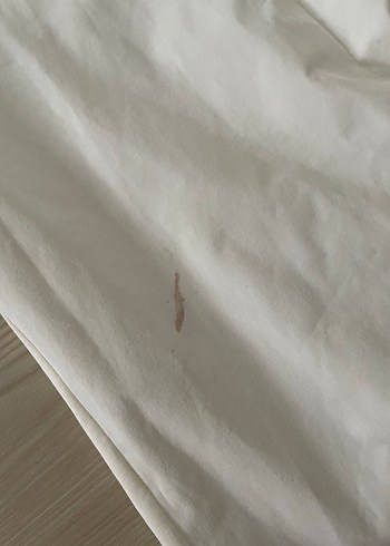 Zara Beyaz V Yaka Midi Drapeli Kadın Elbise