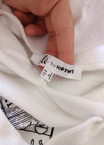 Koton Kadın beyaz baskılı sweatshirt