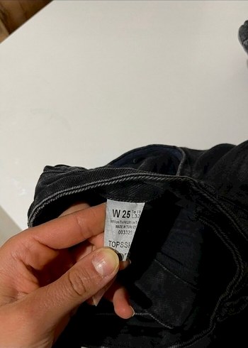 Trendyol & Milla Siyah Bol Kesim Midi Denim Jean