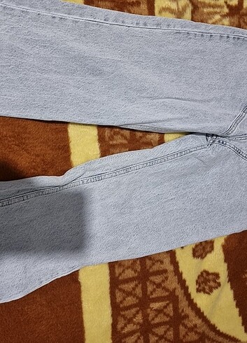s Beden mavi Renk Bol paça jean