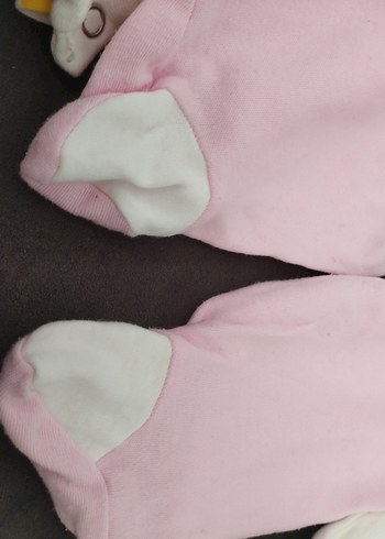 Diğer Kız Bebek Pastel Renkli Uzun Kollu Patikli Pantolonlar