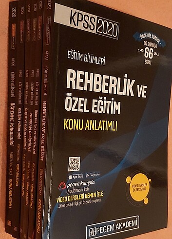 Kpss 2020 pegem akademi konu anlatımlı 6 kitap 8 ders anlatımı 