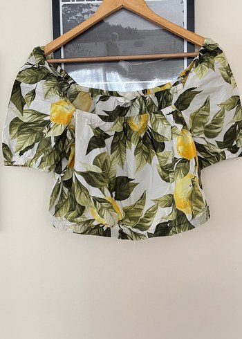 H&M H&M Limon Desenli Bluz