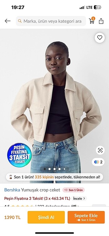 Bershka Ceket