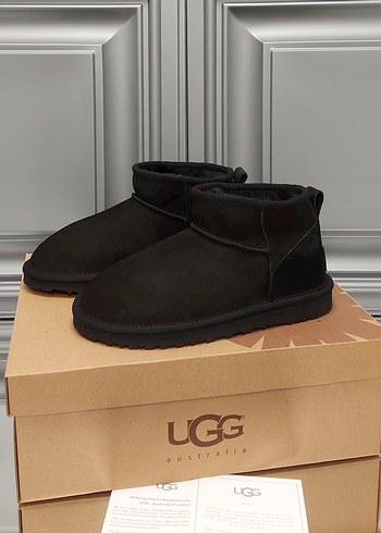 UGG W CLASSİC ULTRA MİNİ PLATFORM SİYAH