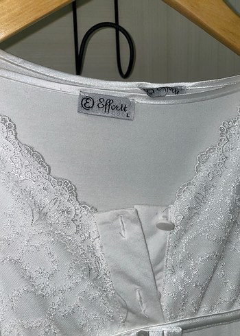 Uzun Kollu Beyaz Kadın Sabahlık takım hamile giyim lohusa - Görsel 4