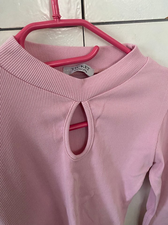 Pembe Uzun Kollu badi - Görsel 2