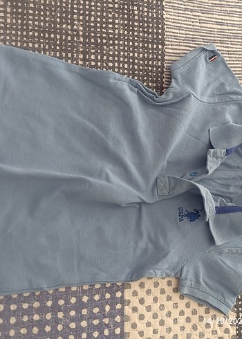 24-36 Ay Beden Erkek Çocuk Mavi Polo Yaka Tişört