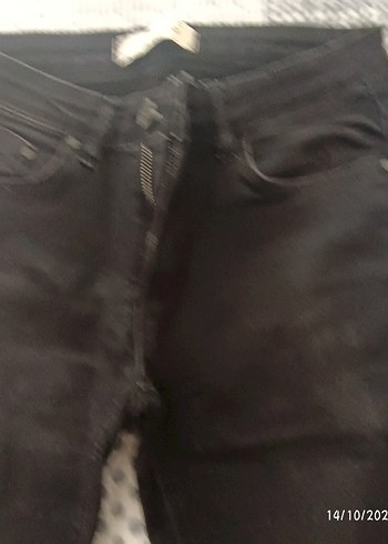 Diğer Kadın Siyah Regular Fit Denim Pantolon