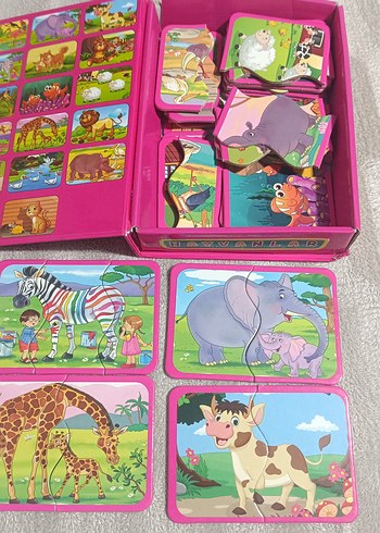 Okul Öncesi Hayvanlar Tamamlama Kartları - Görsel 2