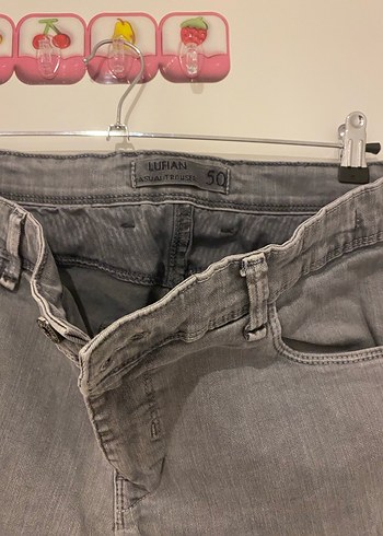 Gri Regular Fit Erkek Kot Pantolon - Görsel 2
