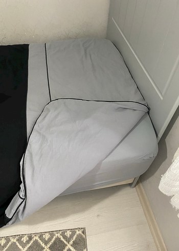 Gri Düz Desen nevresim takımı - Görsel 2