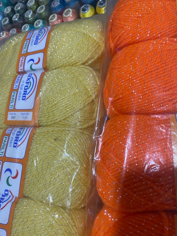 Turuncu El Yapımı Bohem İplik Detayı - Görsel 3