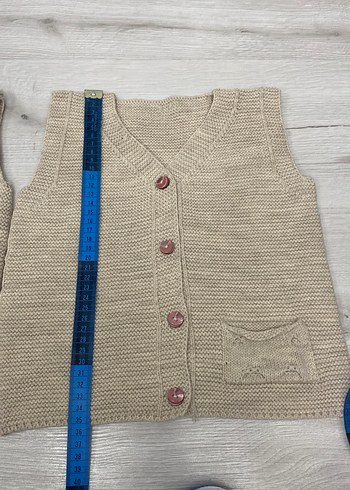 Bej Erkek Çocuk Triko Süveter - Görsel 3