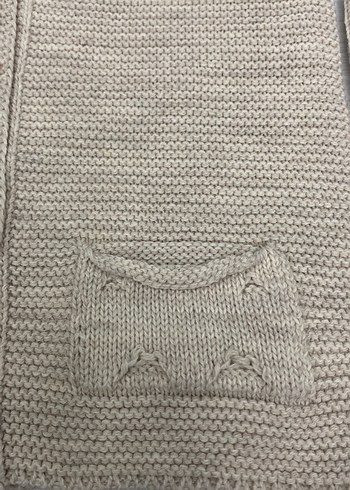 Bej unisex Çocuk Triko Süveter - Görsel 3