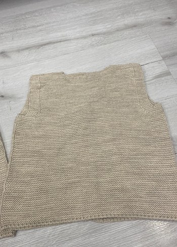 Bej unisex Çocuk Triko Süveter - Görsel 7