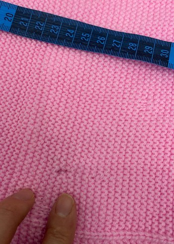 Pembe Kız Çocuk Örgü Kolsuz Hırka - Görsel 7