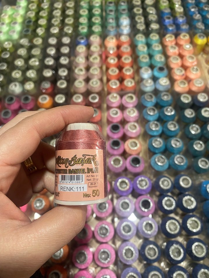 Kaplan Mavi Dantel İpliği No:50 - Görsel 5