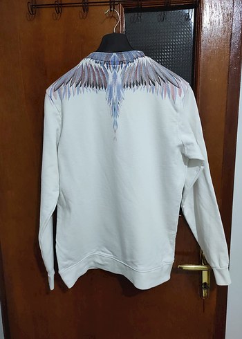 Vakko Beyaz Baskılı Uzun Kollu Sweatshirt