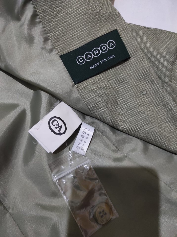 vintage kadın kısa kollu ceket - Görsel 5