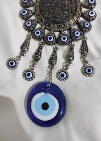 Boncuklu Mavi Nazar Boncuğu Kadın Charm - Görsel 6