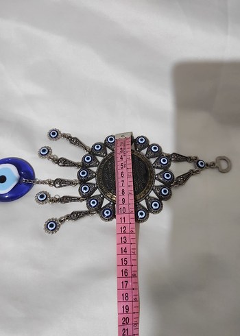 Boncuklu Mavi Nazar Boncuğu Kadın Charm - Görsel 8